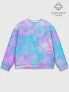 Мужской свитшот базовый / Мрамор Tie Dye
