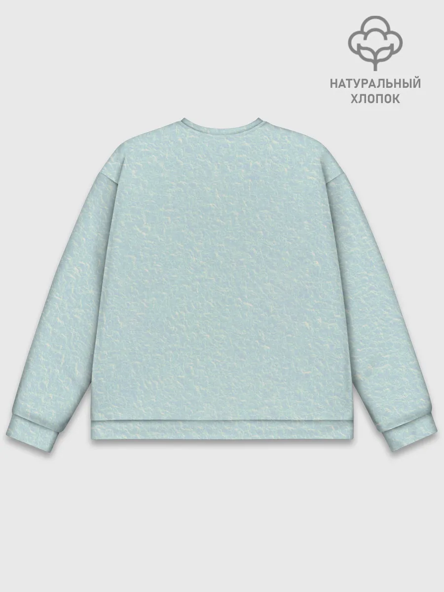 Мужской свитшот базовый / Blue Godzilla