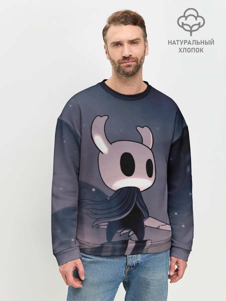 Мужской свитшот базовый / Рыцарь - HOLLOW KNIGHT