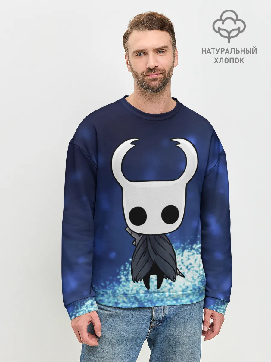 Мужской свитшот базовый / Рыцарь - HOLLOW KNIGHT