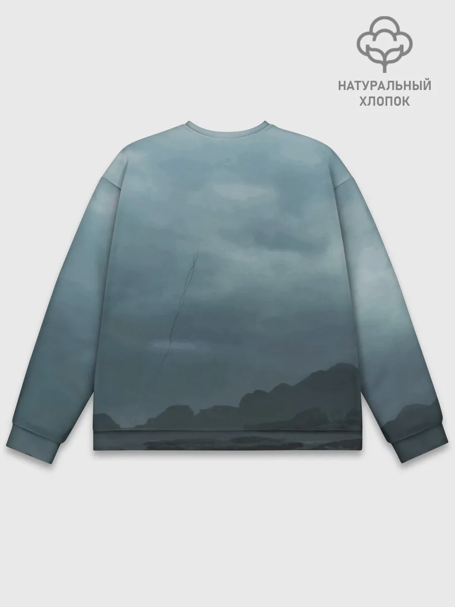 Мужской свитшот базовый / Сэм - DEATH STRANDING