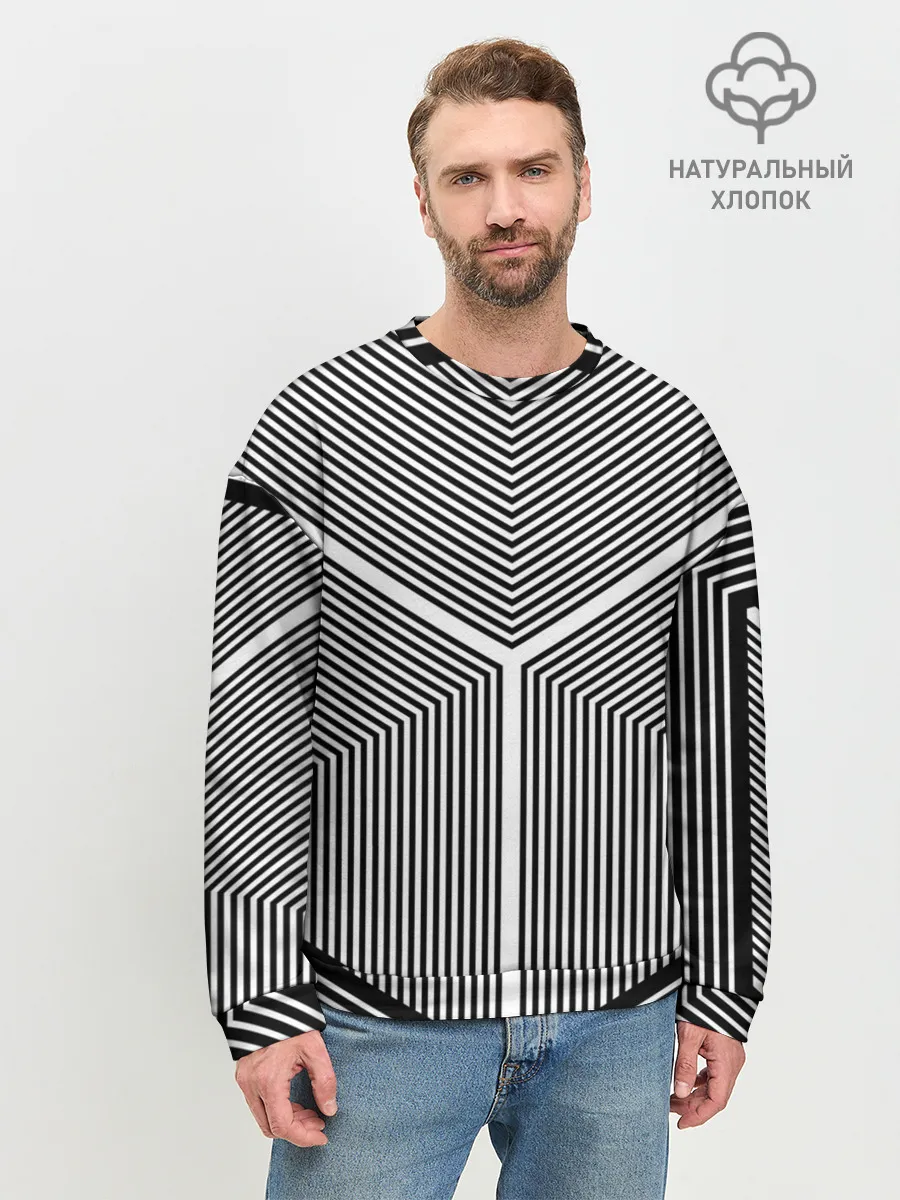 Мужской свитшот базовый / Полосы