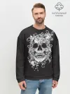 Мужской свитшот базовый / Череп