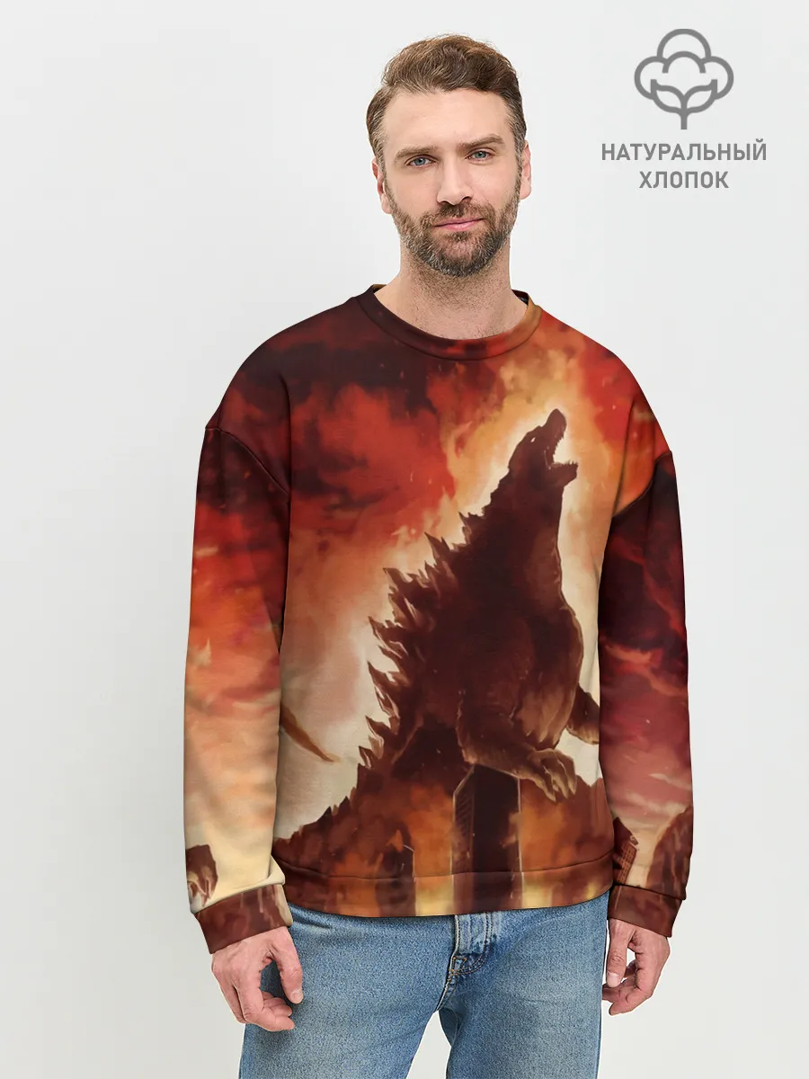 Мужской свитшот базовый / GODZILLA