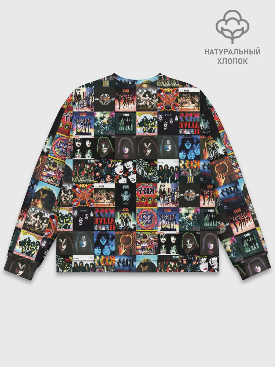 Мужской свитшот базовый / Kiss