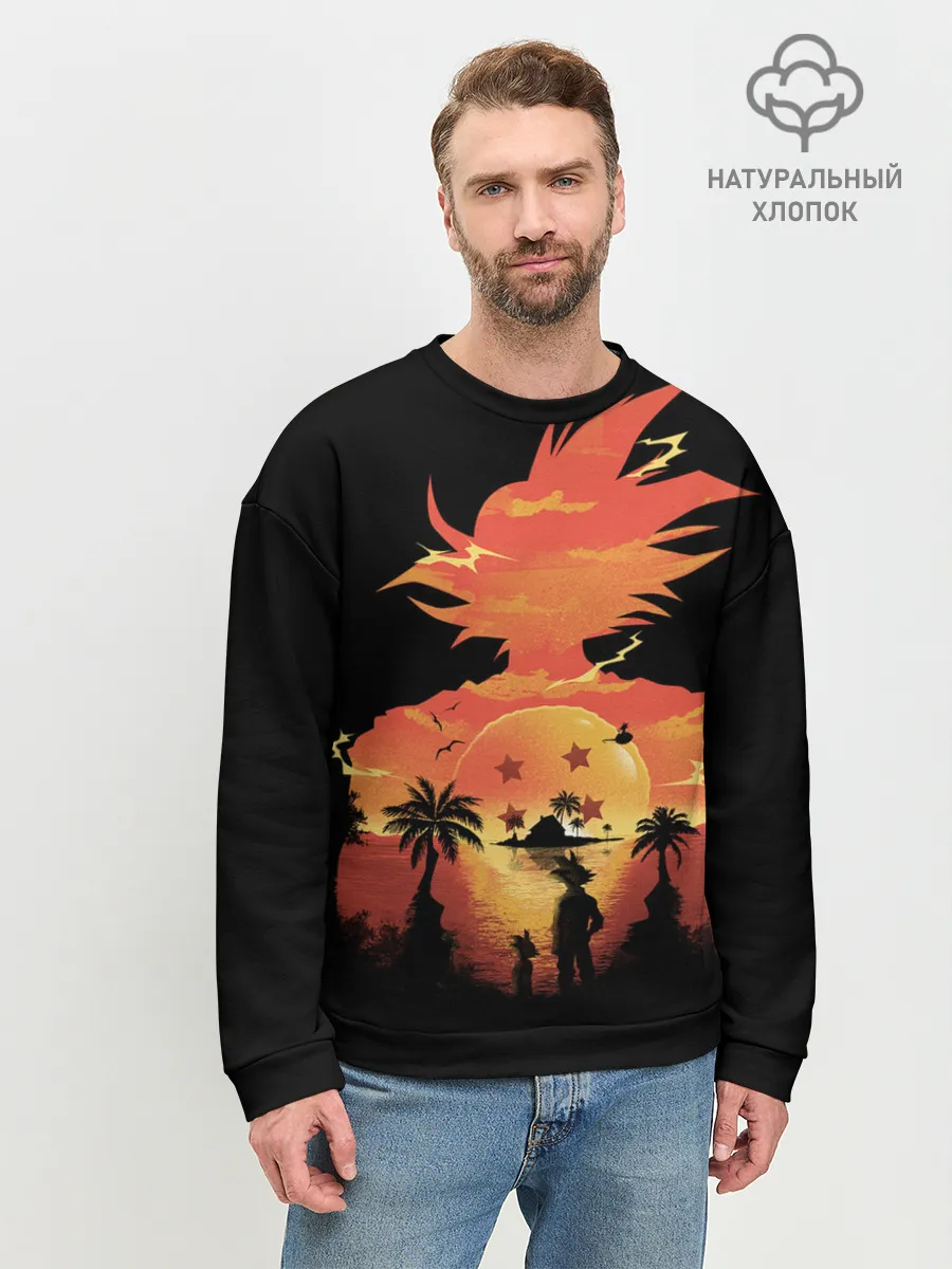 Мужской свитшот базовый / Dragon Ball Illusion