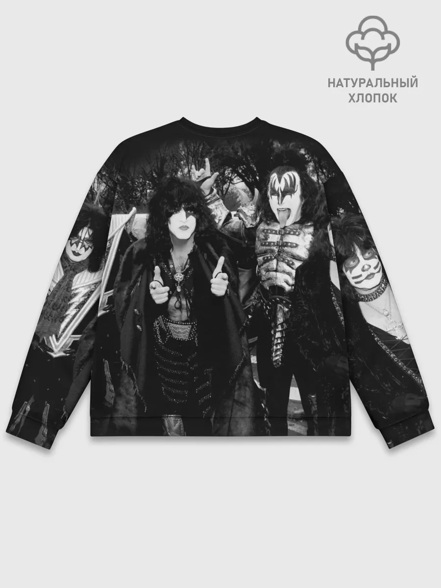 Мужской свитшот базовый / Kiss