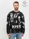 Мужской свитшот базовый / Kiss