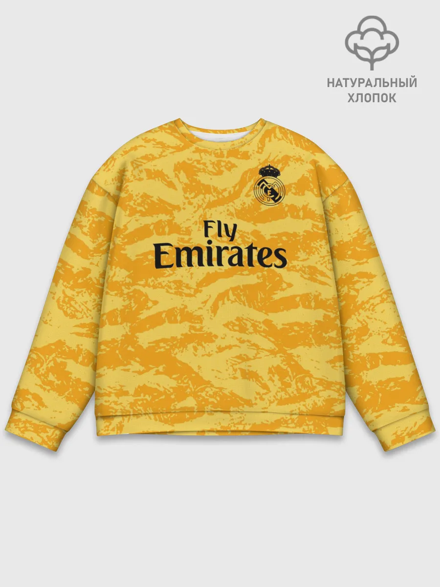 Мужской свитшот базовый / Courtois gk home 19-20