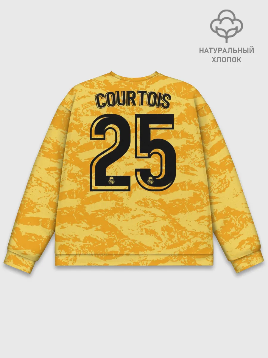 Мужской свитшот базовый / Courtois gk home 19-20