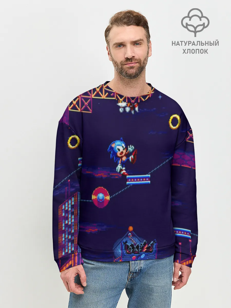 Мужской свитшот базовый / SONIC