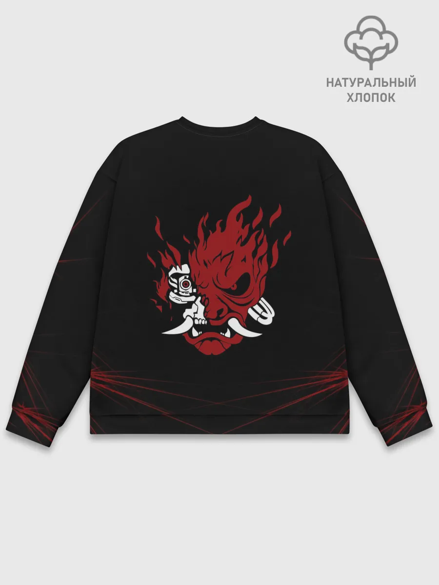 Мужской свитшот базовый / Cyberpunk 2077