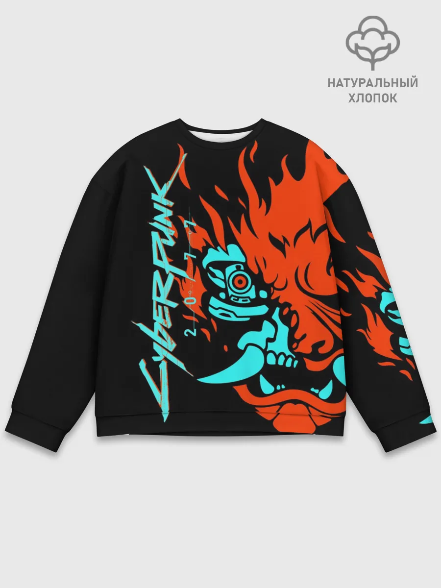 Мужской свитшот базовый / Cyberpunk 2077