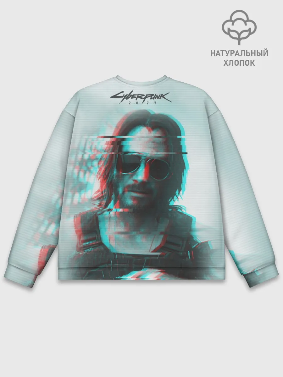 Мужской свитшот базовый / Cyberpunk 2077
