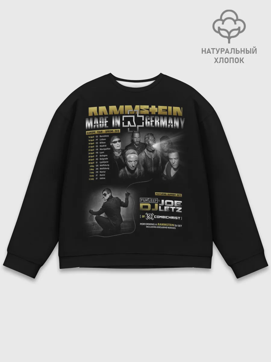 Мужской свитшот базовый / RAMMSTEIN | РАМШТАЙН