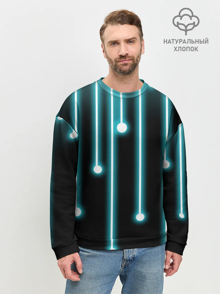 Мужской свитшот базовый / Неон