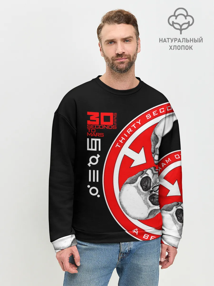 Мужской свитшот базовый / 30 Seconds to Mars