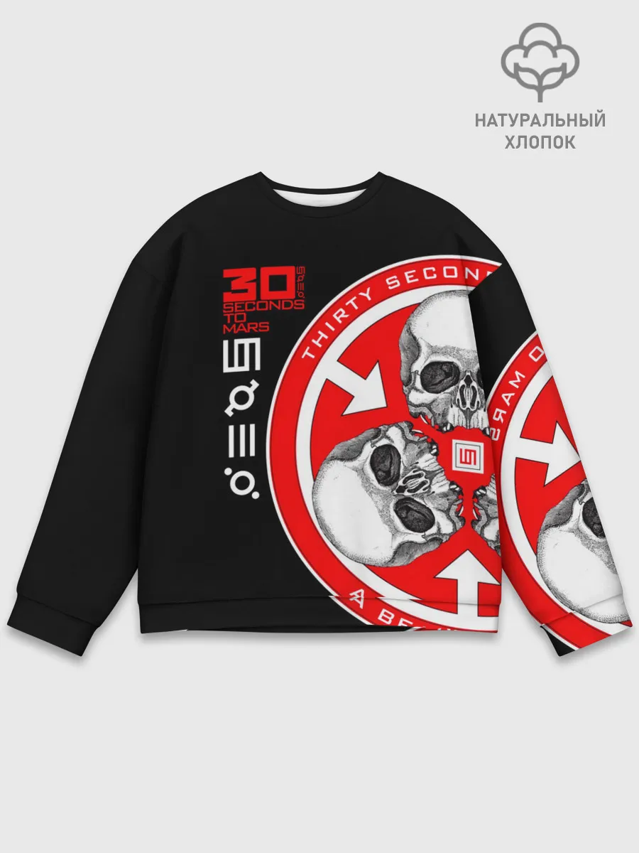 Мужской свитшот базовый / 30 Seconds to Mars