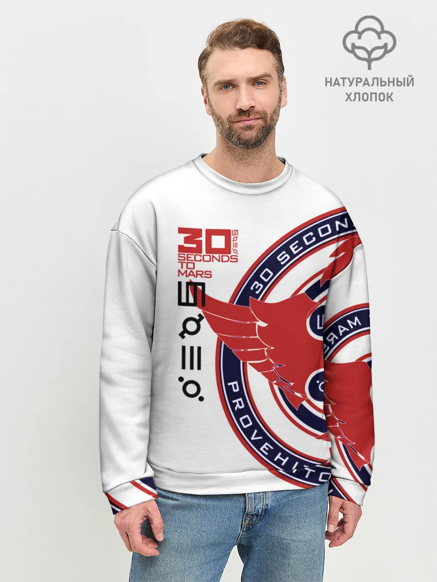 Мужской свитшот базовый / 30 Seconds to Mars