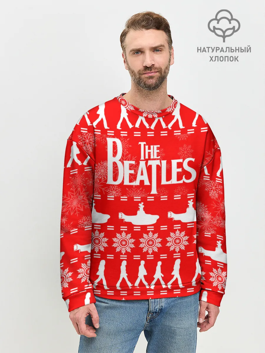 Мужской свитшот базовый / The Beatles