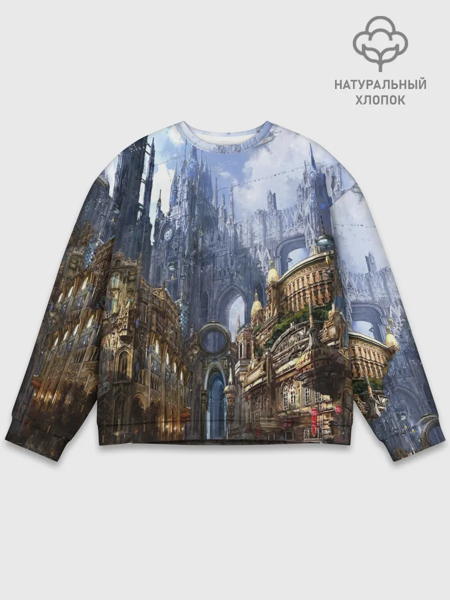 Мужской свитшот базовый / Древний город
