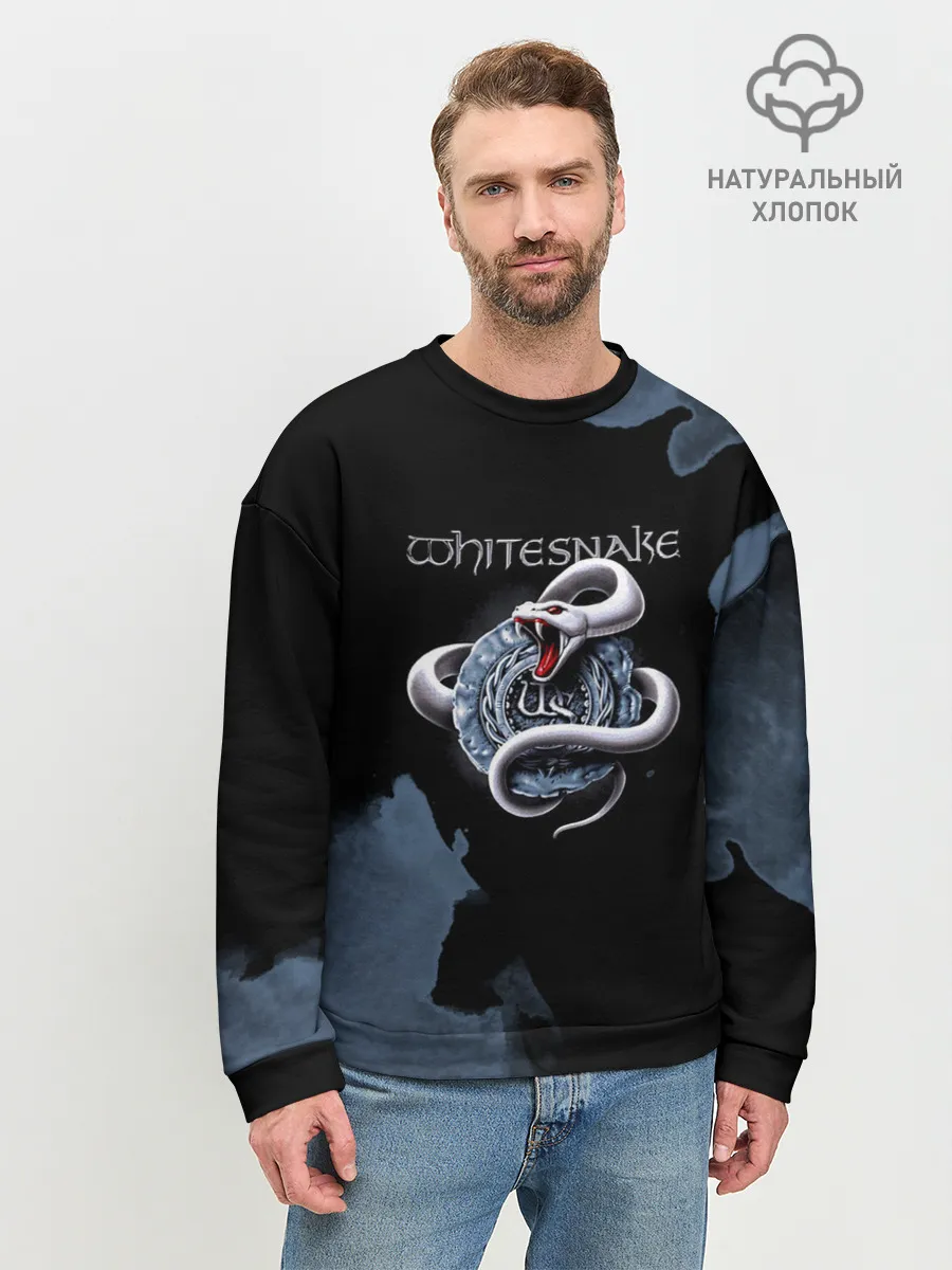 Мужской свитшот базовый / WHITESNAKE