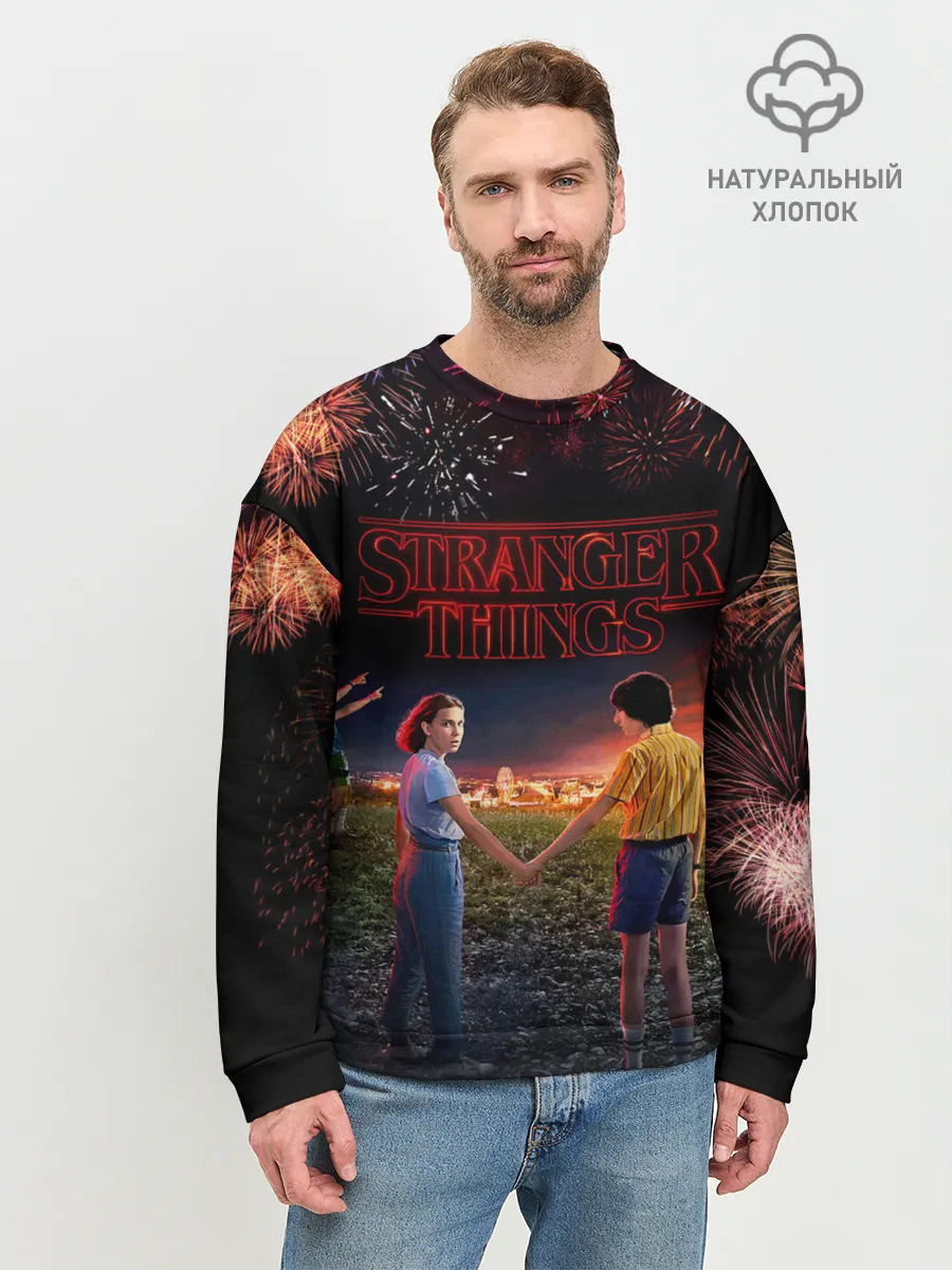 Мужской свитшот базовый / STRANGER THINGS