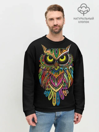 Мужской свитшот базовый / Сова