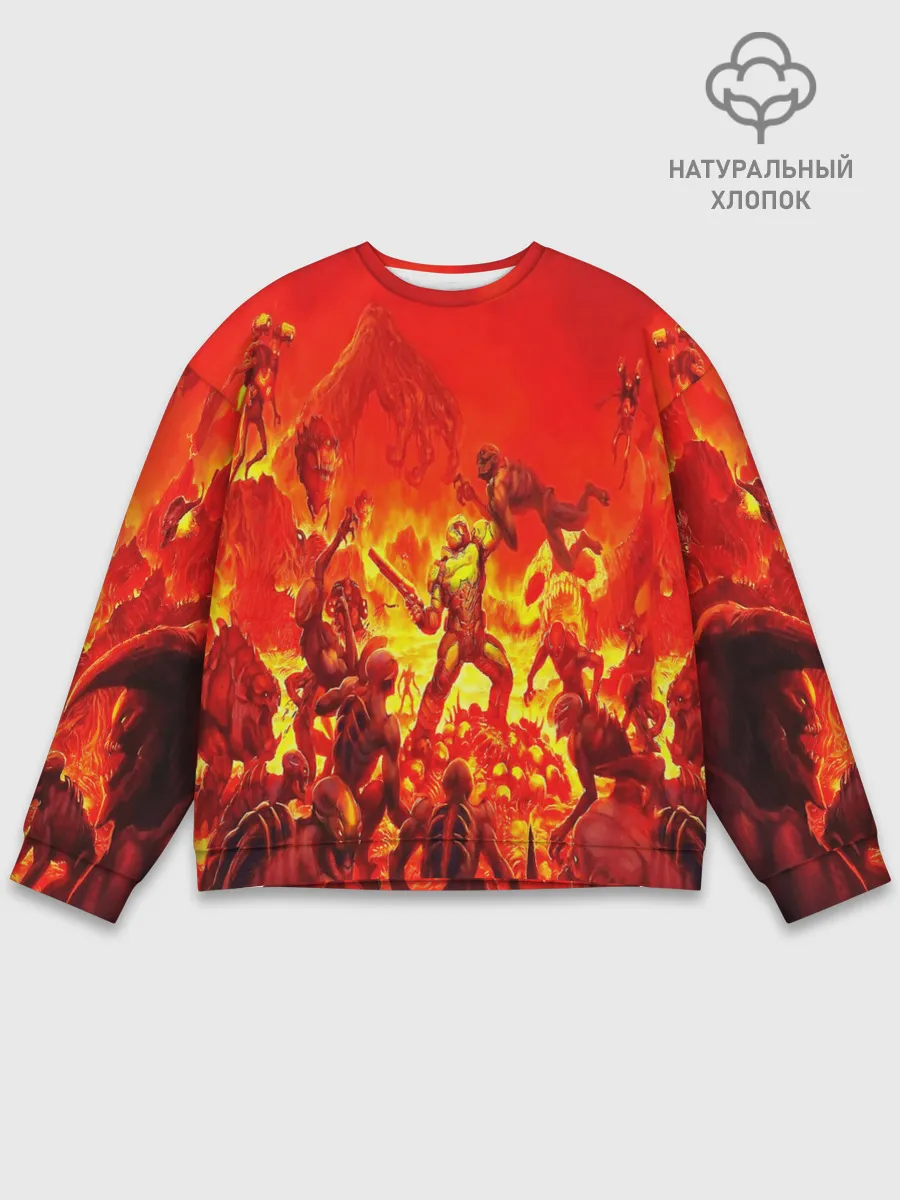 Мужской свитшот базовый / DOOM