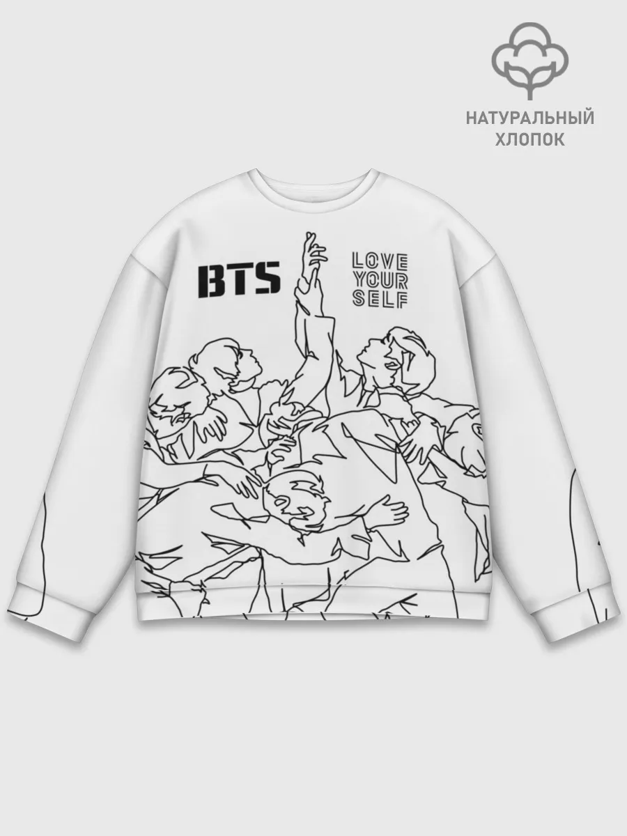 Мужской свитшот базовый / BTS