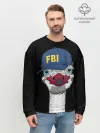 Мужской свитшот базовый / FBI