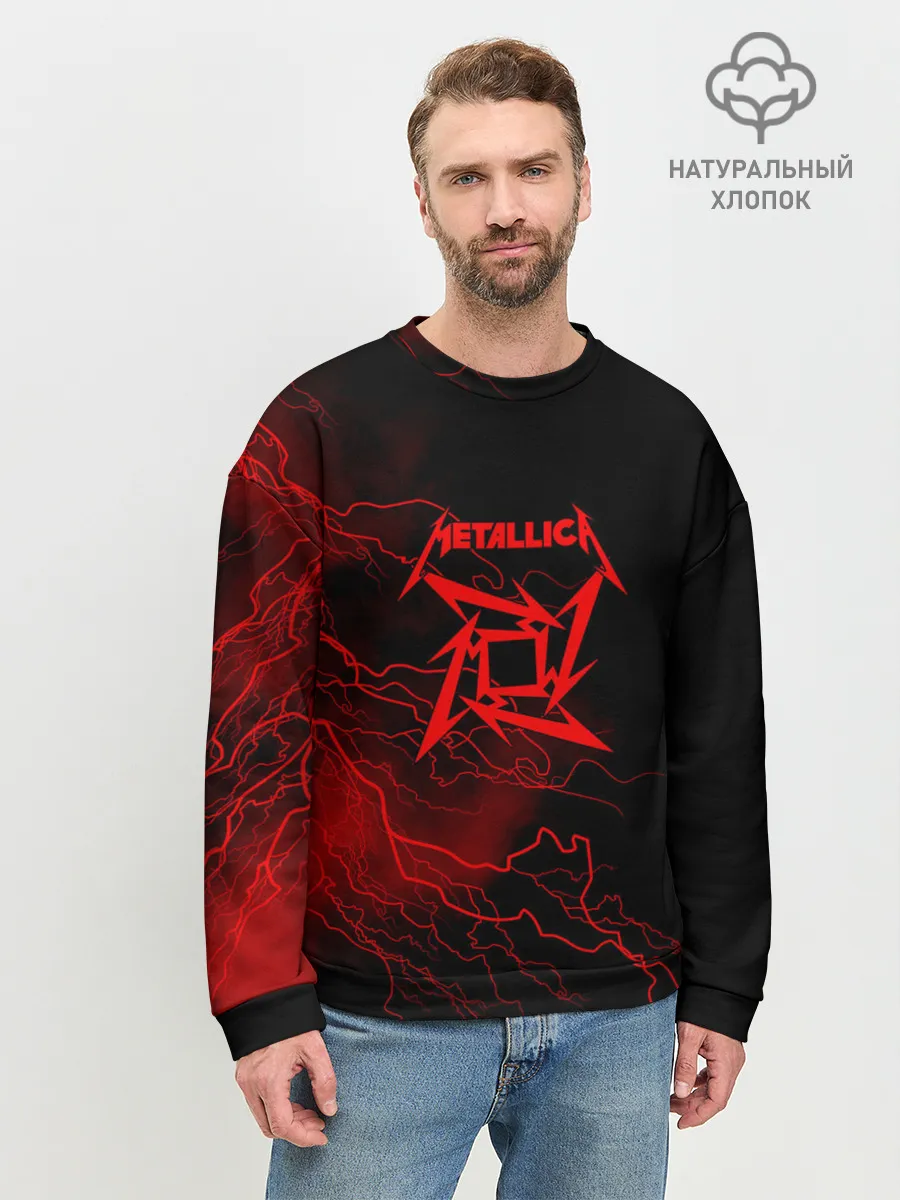 Мужской свитшот базовый / Metallica
