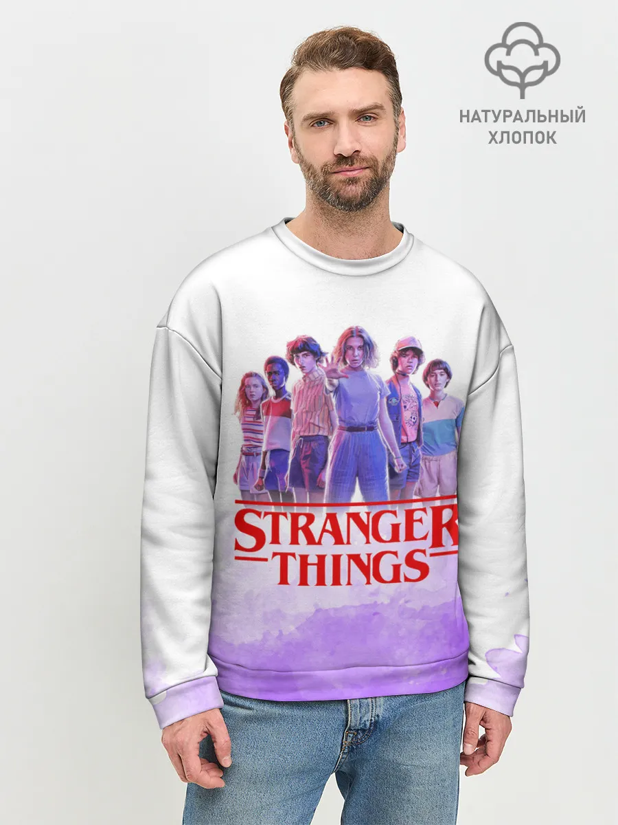 Мужской свитшот базовый / ОЧЕНЬ СТРАННЫЕ ДЕЛА