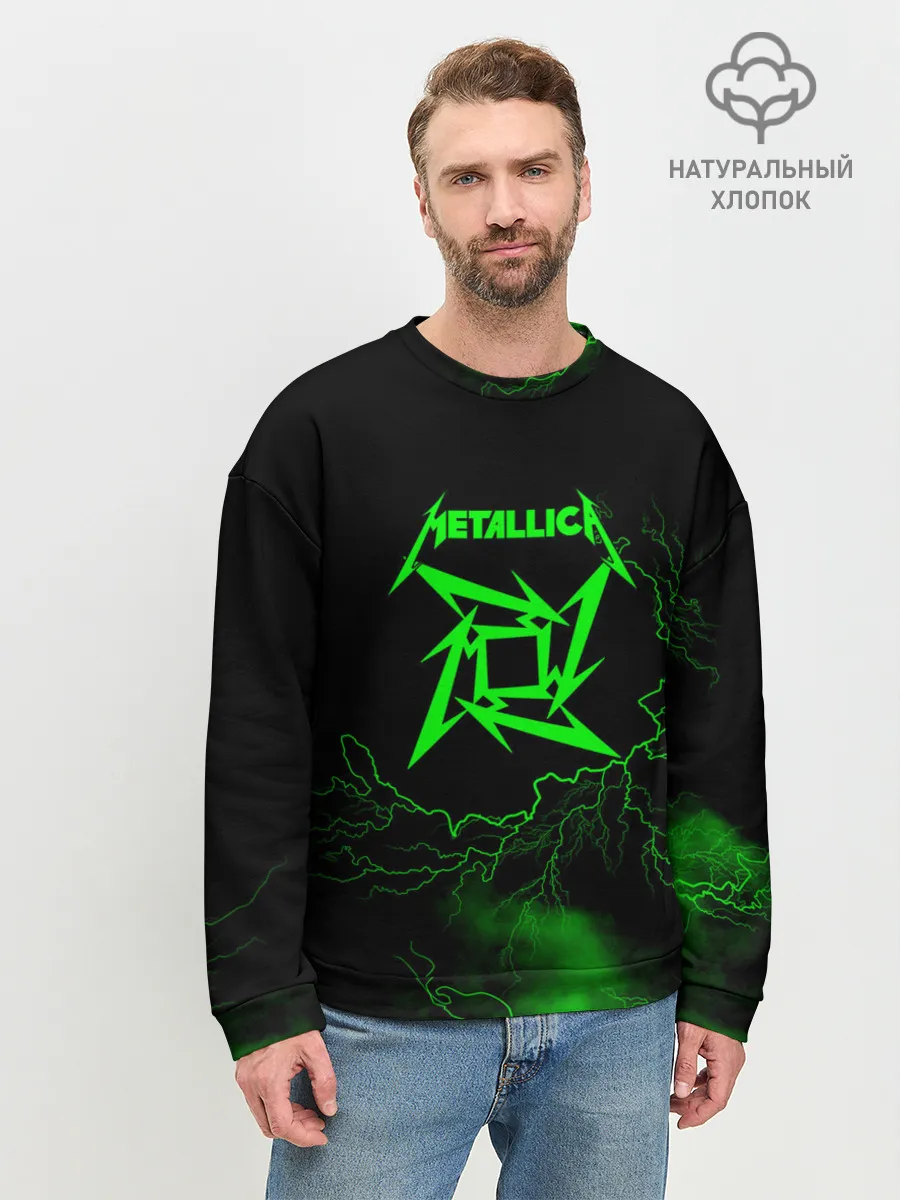 Мужской свитшот базовый / Metallica