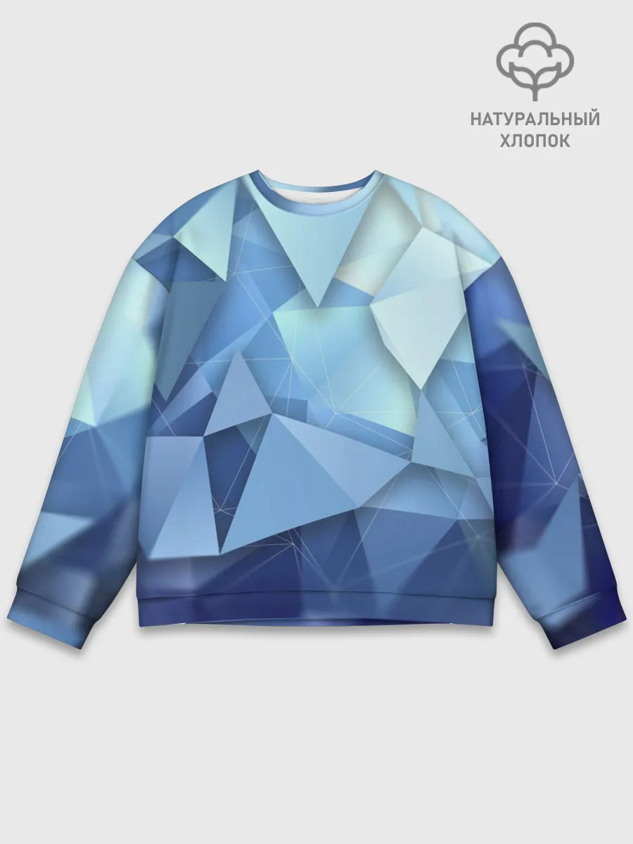 Мужской свитшот базовый / абстракция