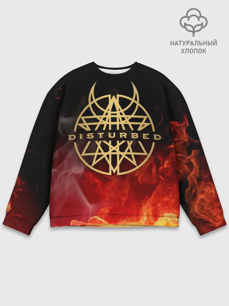 Мужской свитшот базовый / Disturbed