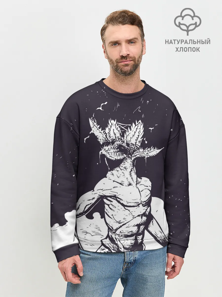 Мужской свитшот базовый / Демогоргон