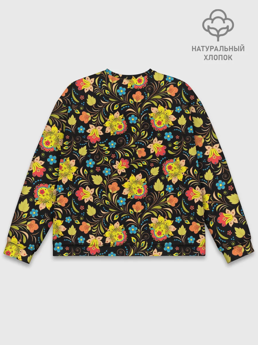 Мужской свитшот базовый / Хохлома