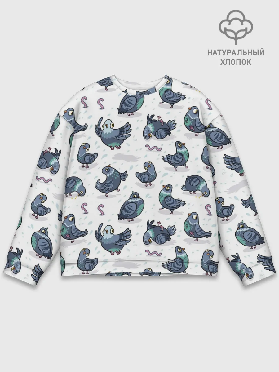 Мужской свитшот базовый / Голуби