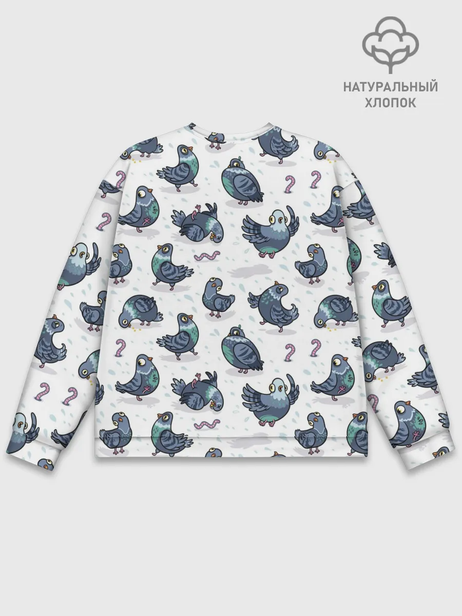 Мужской свитшот базовый / Голуби