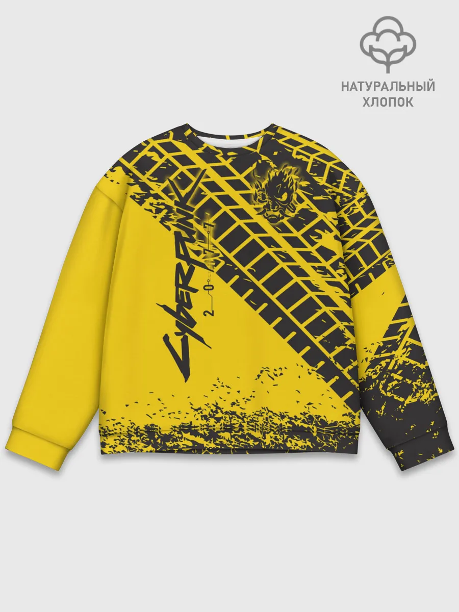 Мужской свитшот базовый / Cyberpunk 2077