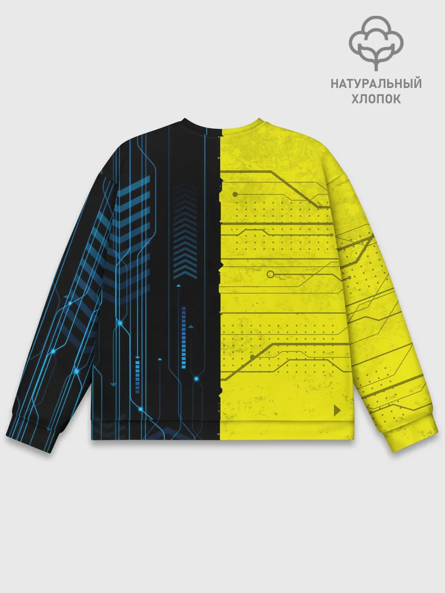 Мужской свитшот базовый / CYBERPUNK 2077