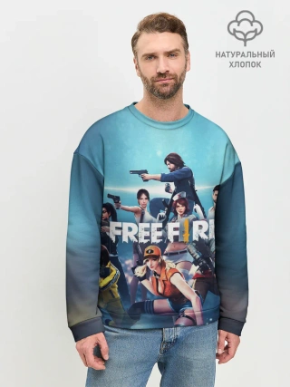 Мужской свитшот базовый / FREE FIRE