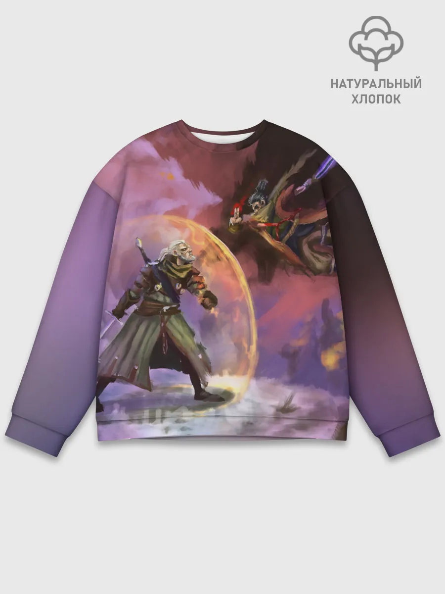 Мужской свитшот базовый / Ведьмак и Секиро