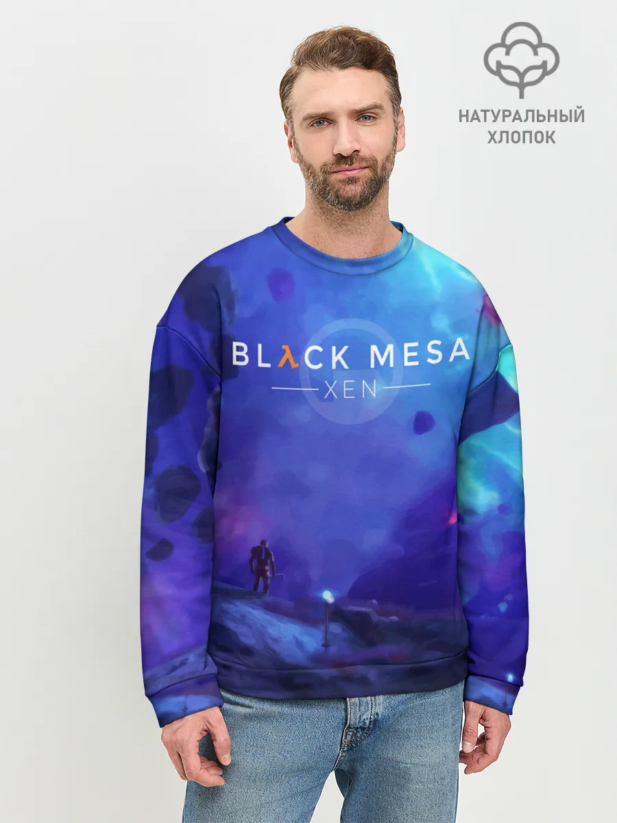 Мужской свитшот базовый / HALF-LIFE - Black Mesa: XEN