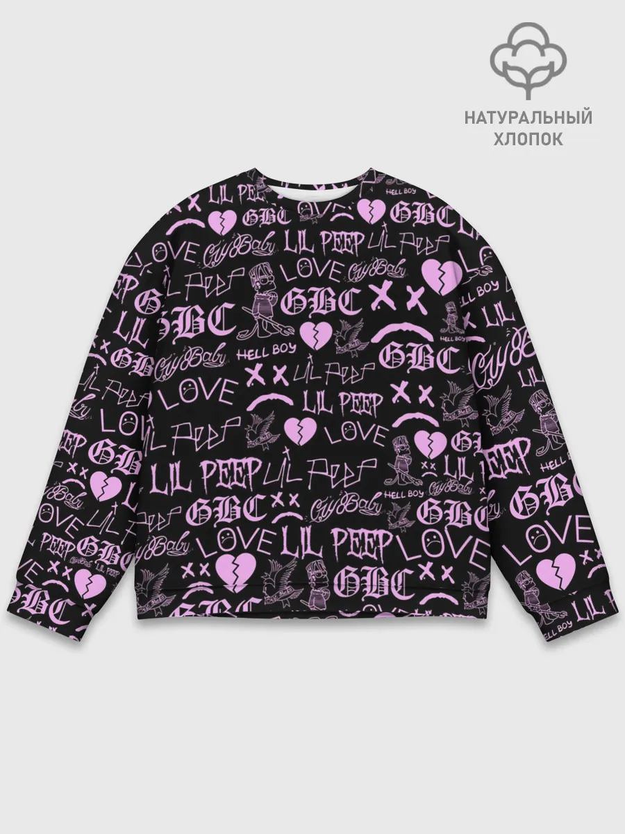 Мужской свитшот базовый / LIL PEEP LOGOBOMBING