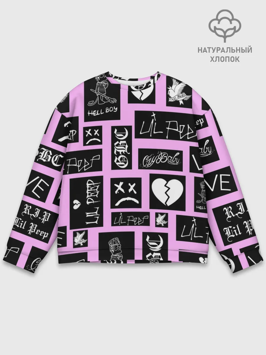 Мужской свитшот базовый / LIL PEEP