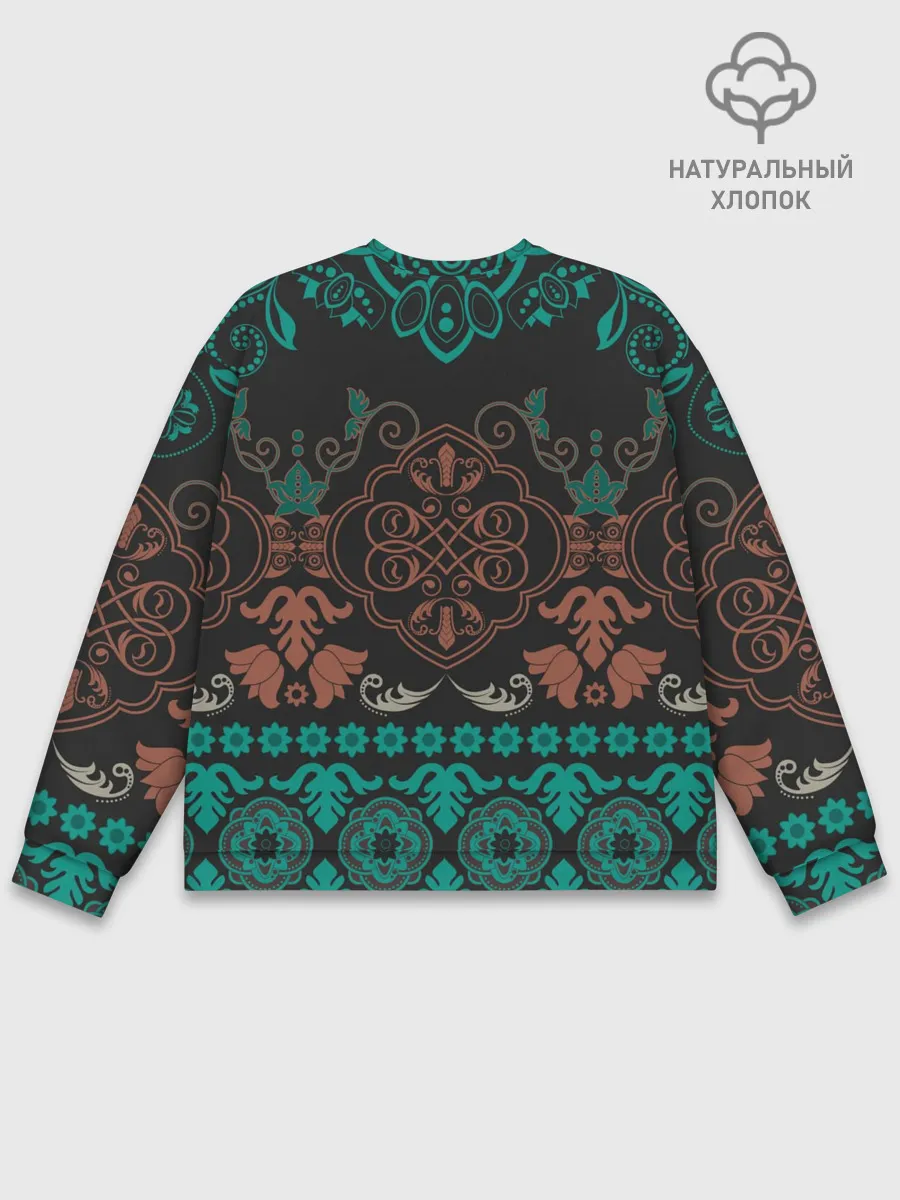 Мужской свитшот базовый / Ретро Орнамент