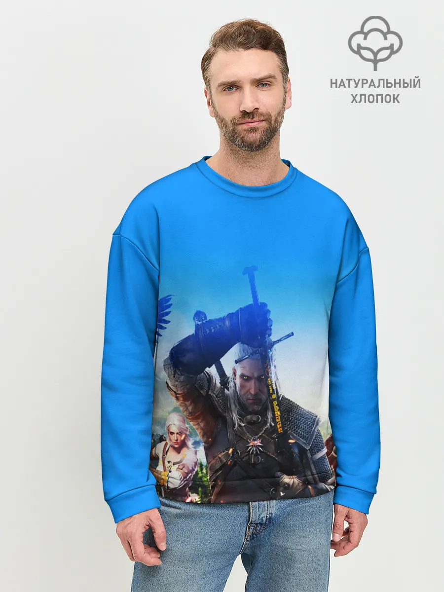 Мужской свитшот базовый / ВЕДЬМАК 3