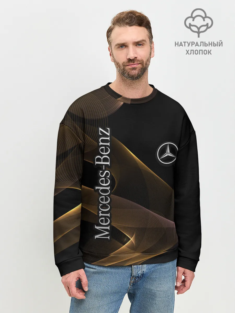 Мужской свитшот базовый / Mercedes